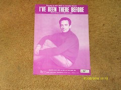 Ray Price sheet music I&rsquo;ve Been There Before 1968 3 pages (VG+ shape)
