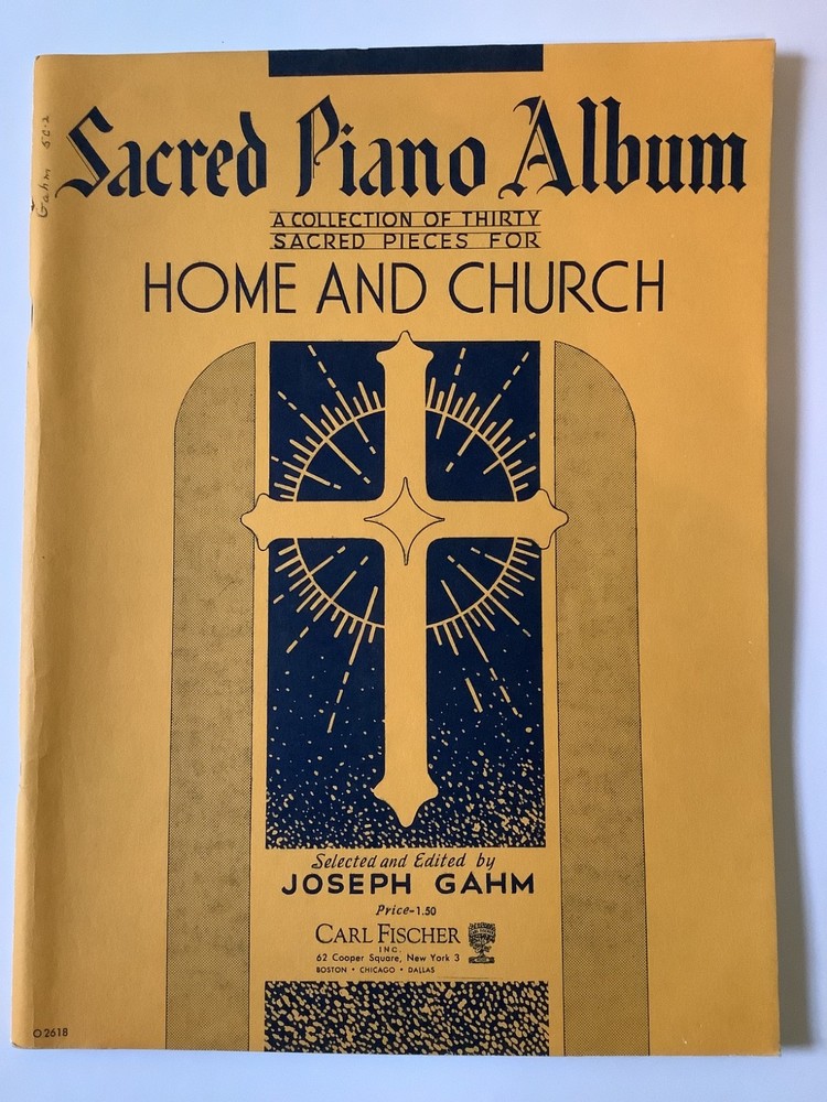 Sacred Piano Album for Home and Church – Joseph Gahm