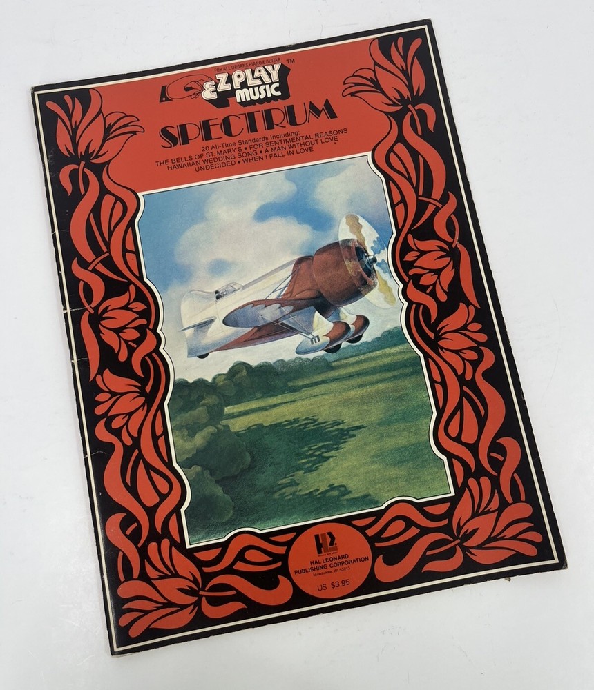 Vtg EZ Play Music For All Organs, Piano, & Guitar : Spectrum (Paperback, 1975)