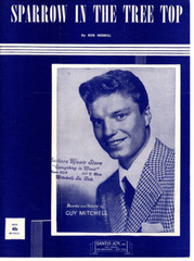 Sheet Music Sparrow in the Tree Top Guy Mitchell By Bob Merrill 1951
