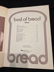 Best Of Bread Songbook For Piano, Vocal and Lyrics Vintage 88 Pages Paperback