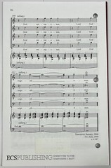 Come Unto Me by Stephen Chatman SATB Chorus w Organ Sheet Music ECS Publishing