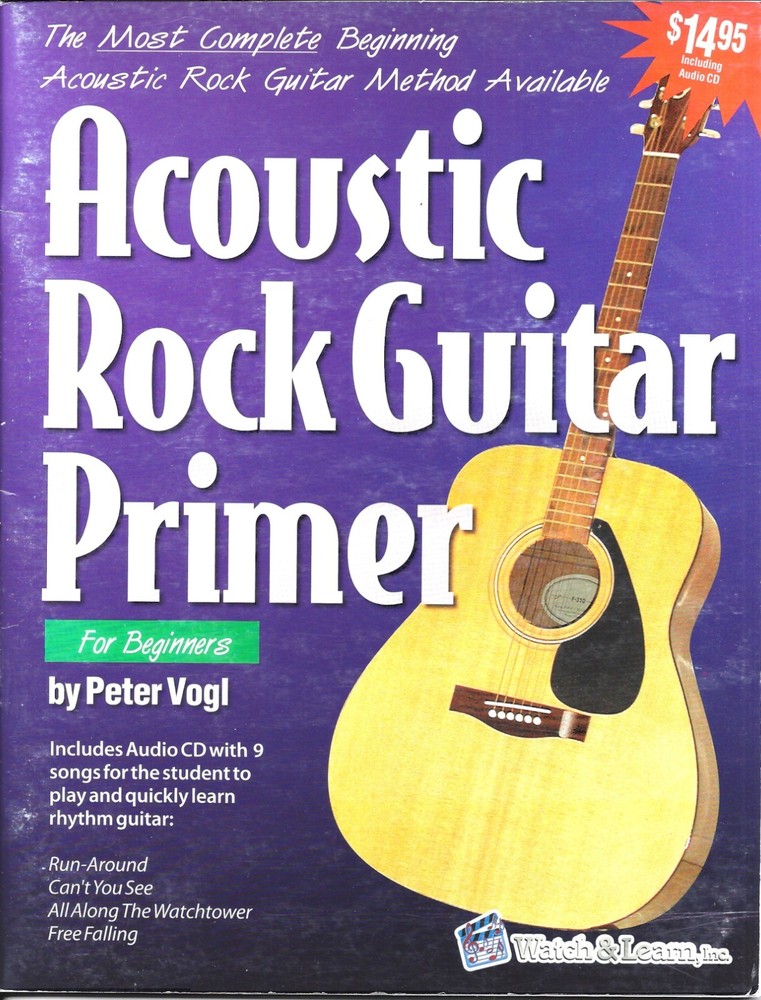 Acoustic Rock Guitar Book for Beginners By Peter Vogl