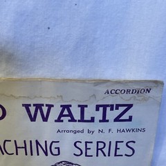 Blue Bird Waltz Simplified Accordion Sheet Music Hawkins 1947 AMPCO Ed. 1204