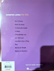 Jennifer Lopez The Hits Song Book Piano Vocal Guitar Tab