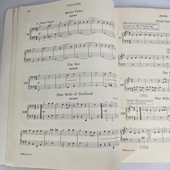 John Thompson Adult Preparatory Piano Book Willis Course Sheet Music 1943 Vtg