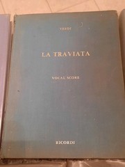LOT of (5) Vintage Hardcover Vocal Scores – Verdi, Puccini, Mascagni