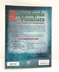 Jazz Standards for Vocalist B Tenor Saxophone