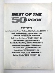 BEST OF THE &rsquo;50S ROCK BAND SCORE JAPAN GUITAR TAB Little Richard