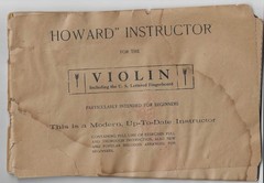 The Howard Instructor For Violin VINTAGE 1903