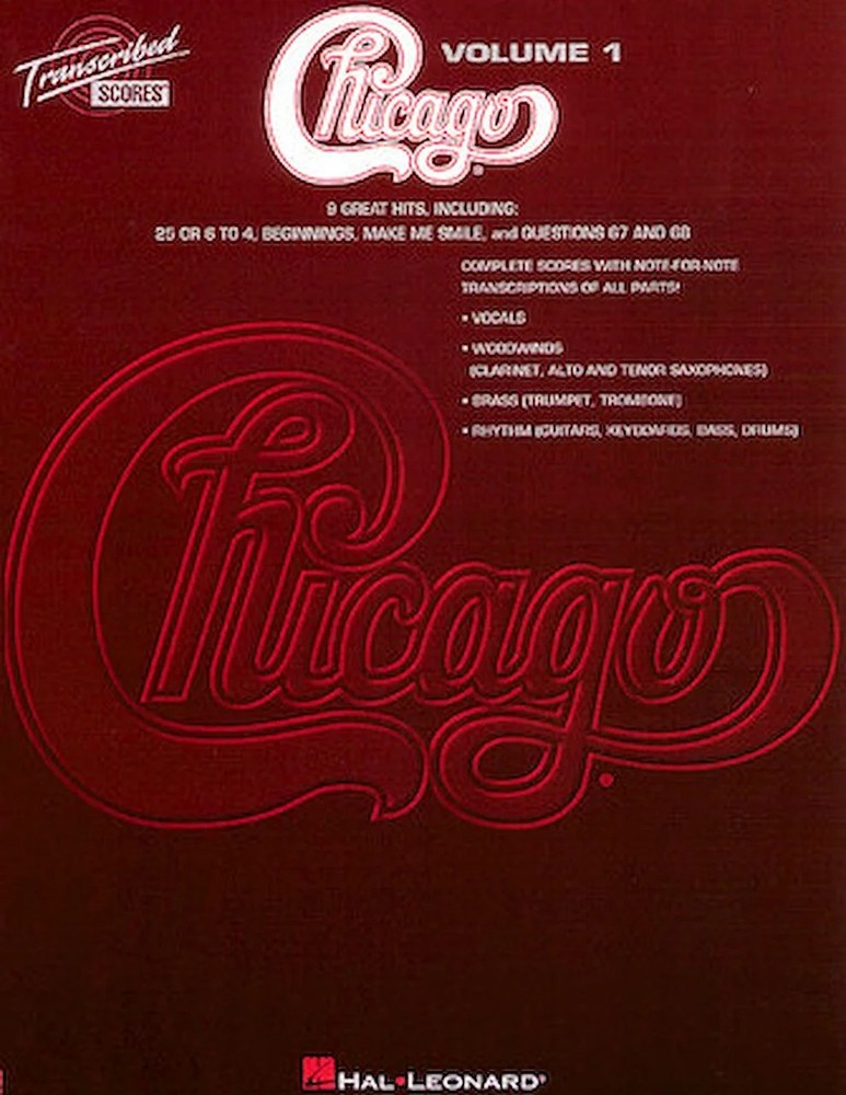 Chicago – Transcribed Scores Volume 1