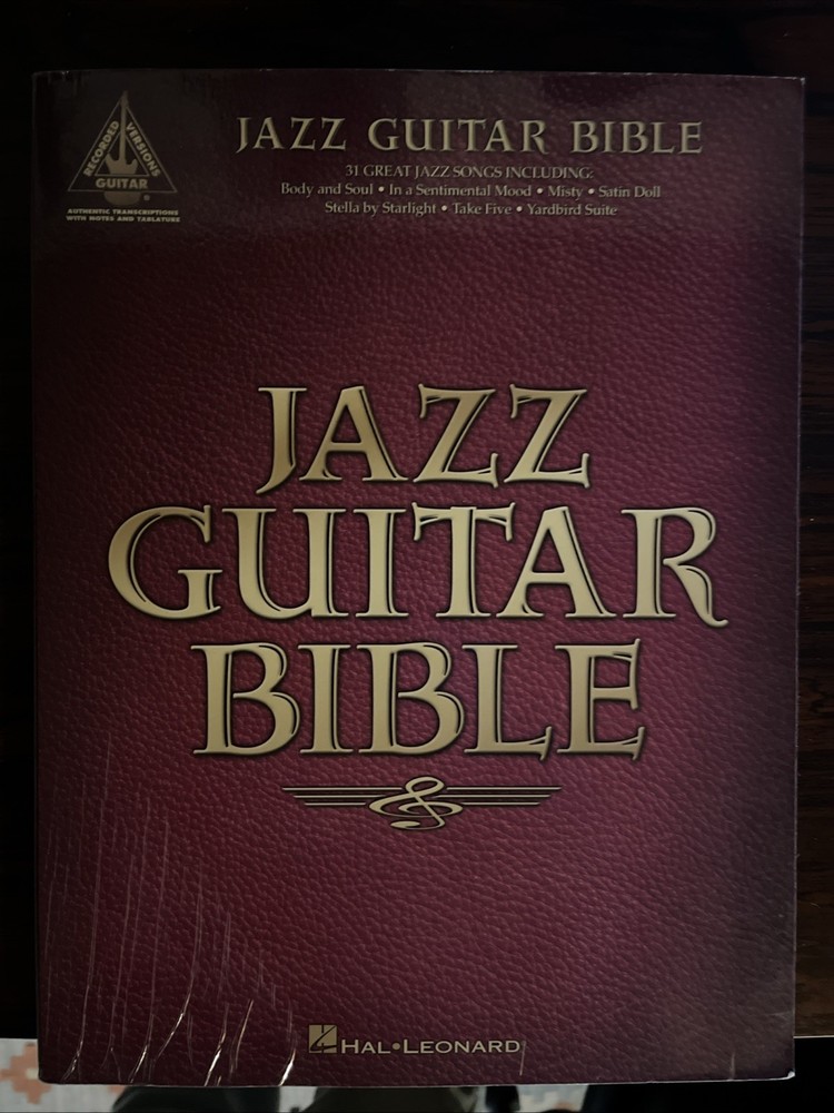 Jazz Guitar Bible Guitar Tab Book – Hal Leonard- Free Shipping