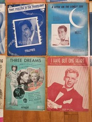Lot of 33 VTG 1940s Piano Sheet Movie Music Betty Grable Humphrey Bogart Goodman