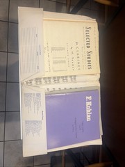 Vintage Lot Of 9 Clarinet With Piano Sheet Music Books Weber, Kent, Voxman