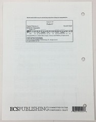 Psalm 67 SATB Chorus Organ Descant Sheet Music By Ronald Arnatt ECS Publishing
