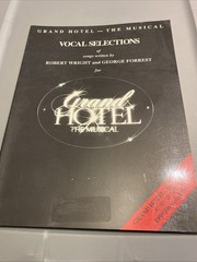 Grand Hotel Musical Sheet Music Song Book Piano Guitar Vocal Wright & Forrest