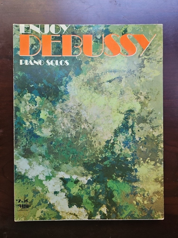 Enjoy Debussy Piano Solos 128 Pages Song Book Sheet Music Claude