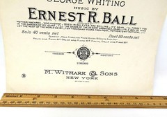 West of the Great Divide Sheet Music 1924 Piano Clean Words Music Poem US Seller