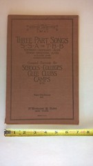 Witmark Choruses Sheet Music Songbook Three-Part Chorus Popular & Religious 1926