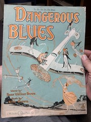 M 9×12 Kansas City RAGTIME Sheet Music DANGEROUS BLUES