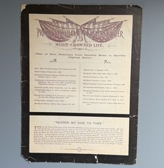 PRESIDENT McKINLEY’s FAVORITE HYMNS Sept 1901 Sheet Music Nearer My God To Thee