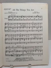Album Of Jerome Kern Sheet Music Song Book Piano Voice 30s Film Pop Folk M2
