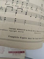 Lot of 10 Vintage Piano Sheet Music 1930s 40s 50s Mixed Genre Ephemera