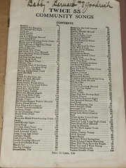 Vtg TWICE 55 COMMUNITY 110 songs music book CC Birchard & Co. 1919 PB