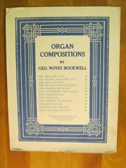 The Angelus Geo Noyes Rockwell Organ Composition Theodore Presser 1914