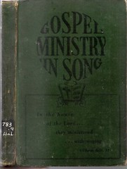 GOSPEL MINISTRY IN SONG Hymnal 1940 HC Gospel Music Songbook Pilgrim Publ XLib