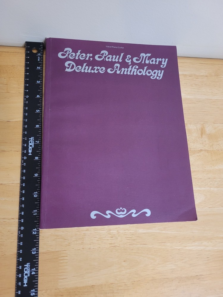 Peter Paul & Mary Deluxe Anthology Songbook Paperback Voice Piano Guitar