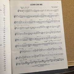 1980’s Tenor Sax Songbook Biggest Hits Of 1987 Bb Instruments Very Good Cond
