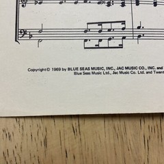 1969 Melrose Bop Band Book – Arranged John Tatgenhorst, Pub. Blue Seas Music Inc