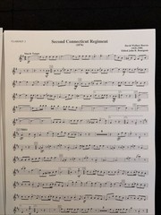 Second Connecticut Regiment Concert Band Complete Set Score Parts CD Reeves