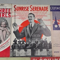 Lot of 10 Vintage 1930s Sheet Music Kate Smith Glenn Gray Russ Columbo P/V/G