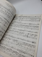 DANCLA Op 118 Six Airs Varies For Piano VIOLIN Fischer EXERCISE BOOK Vintage
