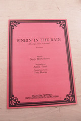 Rare Old Sheet Music Singin&rsquo; in the Rain German English I Sing When It Snows