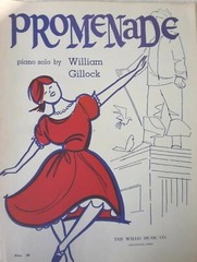 Promenade Piano Sheet Music 1971 By William Gillock, Willis Music Co Graphics