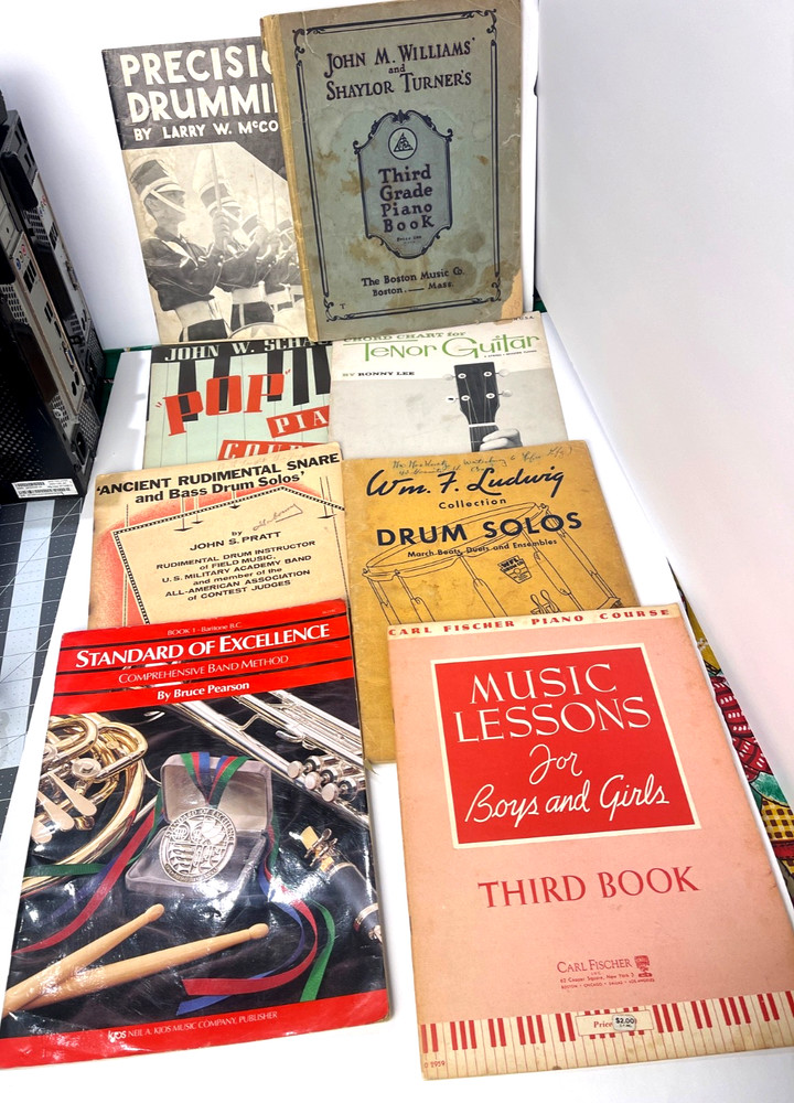 Vintage Music Books lot of 8