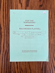 Lot of 6 VTG Books for RECORDER Method Sheet Music Soprano Alto PB Instruction