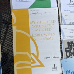 SATB Sheet Music Lot Of 24 Sheets Church Choral Sacred Christian Choir VG