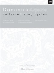 Collected Song Cycles High Voice Voice Book Dominick Argento NEW 048019175