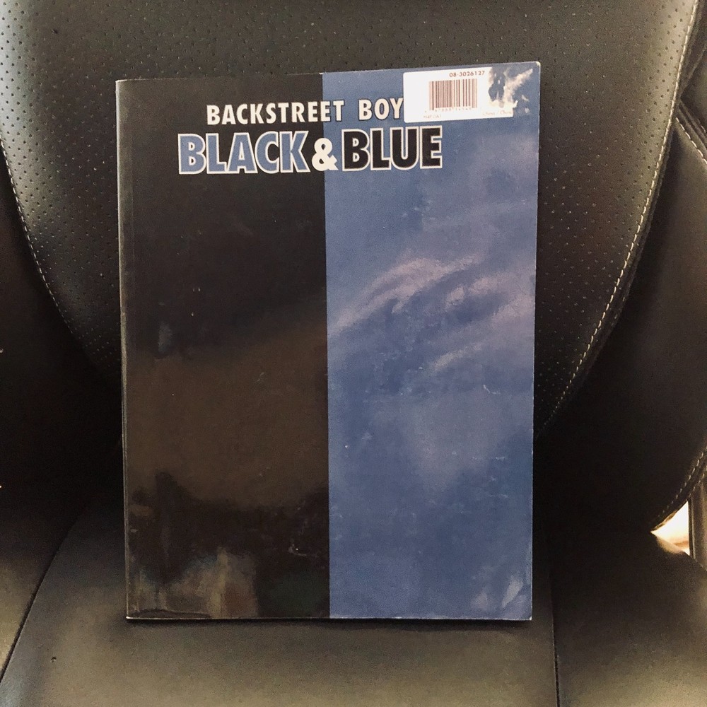 Backstreet Boys BSB Song book Black & Blue Piano Vocal Guitar Sheet Music Book