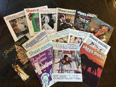 Sheet Music Magazine Lot 14 Vintage Publications 1979-1995 Mixed Genres Superman