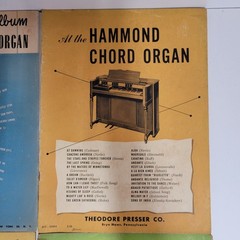 Hammond Organ Sheet Music Books Vtg 50s Lot of 6 USA Hymns Showtime