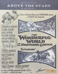 Above The Stars Sheet Music Wonderful World Of Brothers Grimm Barbara Eden 1962