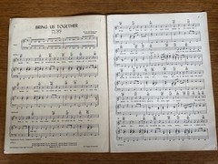 Bring Us Together sheet music~Patti Page~1958~Vic Schoen~Harold Beebe~ukelele