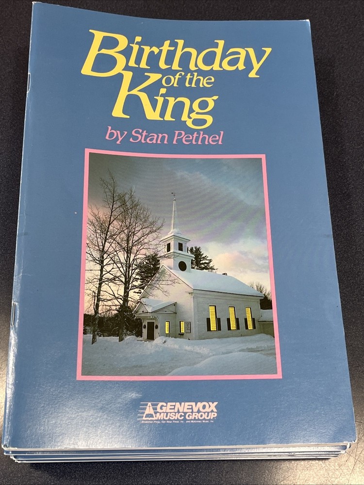 Lot Of 10 Choral Music Books “Birthday Of A King” Christmas Cantata