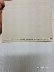 Vintage 1978 Yamaha Music School Kids Piano Learning Kit Notes Cards & Tin Case