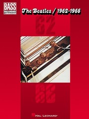 The Beatles 1962-1966 Bass Guitar Tab Sheet Music Lyrics Recorded Versions Book